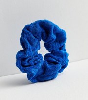 New Look Bright Blue Towelling Scrunchie